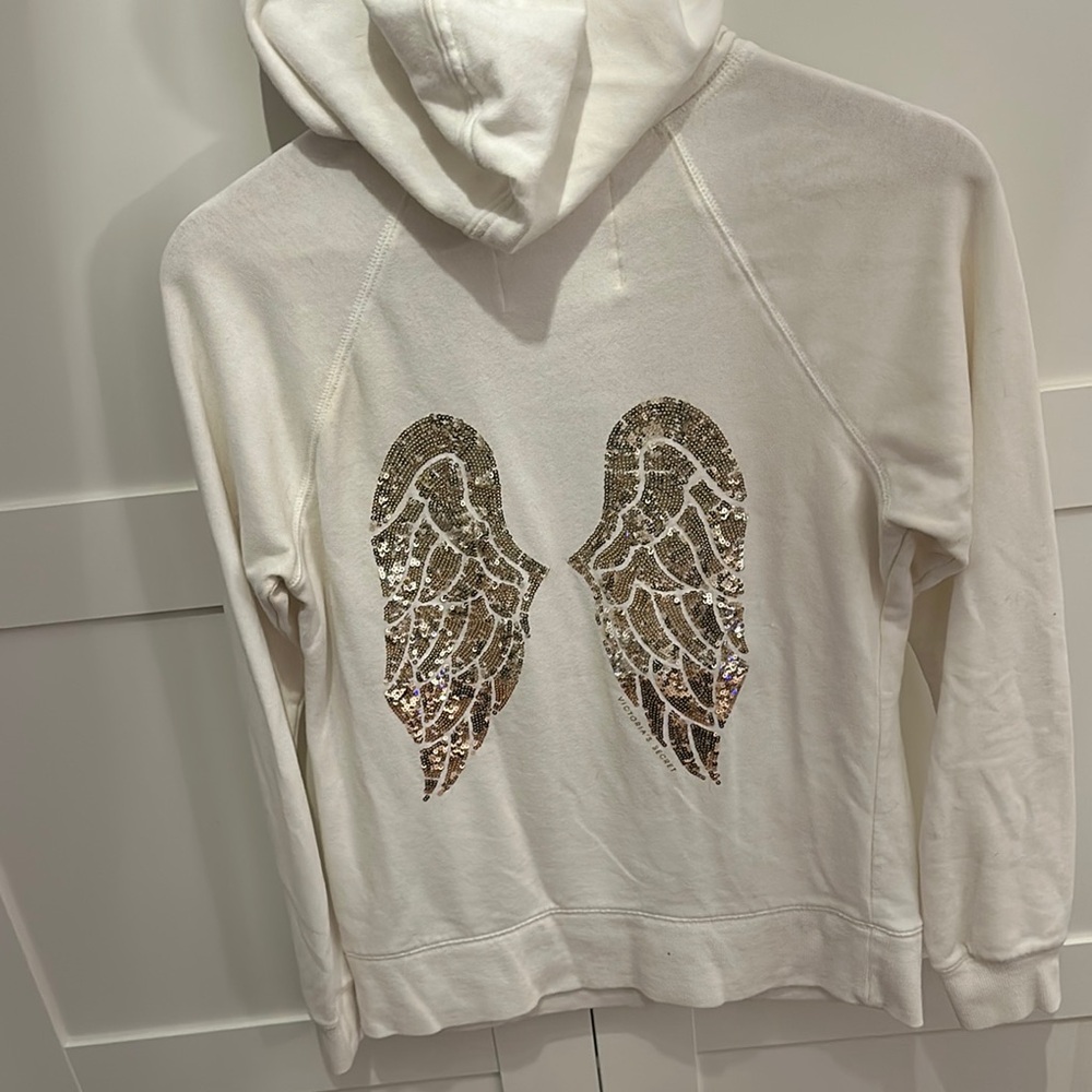 Victoria’s Secret Angel Wing Zip front hoodie